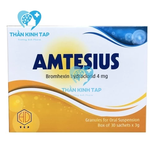 Amtesius - Thuốc điều trị nhiễm khuẩn đường hô hấp hiệu quả