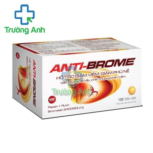 Anti-Brome - Hỗ trợ giảm viêm, giảm phù nề hiệu quả