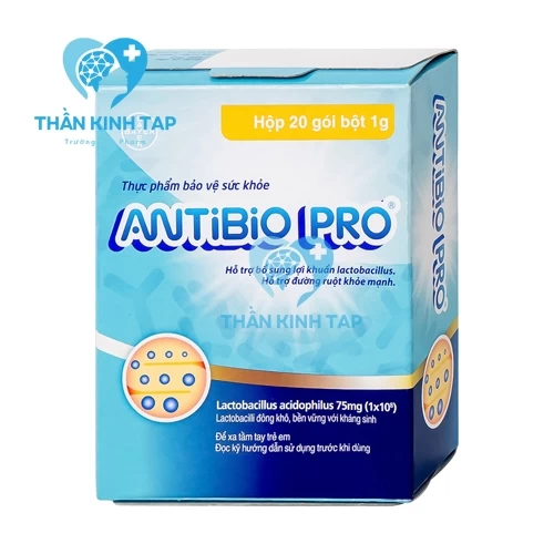 Antibio Pro - Hỗ trợ giảm triệu chứng của rối loạn tiêu hóa