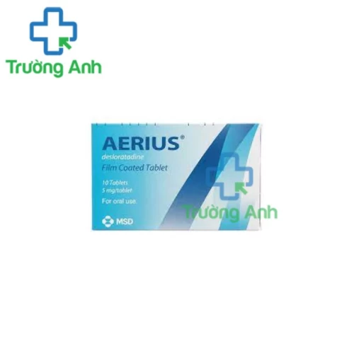 Aerius 5mg - Thuốc giảm hắt hơi sổ mũi