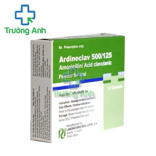 Ardineclav 875/125 - Điều trị viêm, nhiễm khuẩn hiệu quả