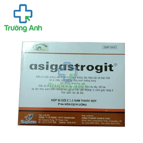 Asigastrogit - Thuốc điều trị tiêu chảy, viêm loét đại tràng