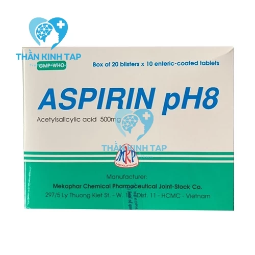 Aspirin pH8 - Aspirin starch 500mg Mekophar