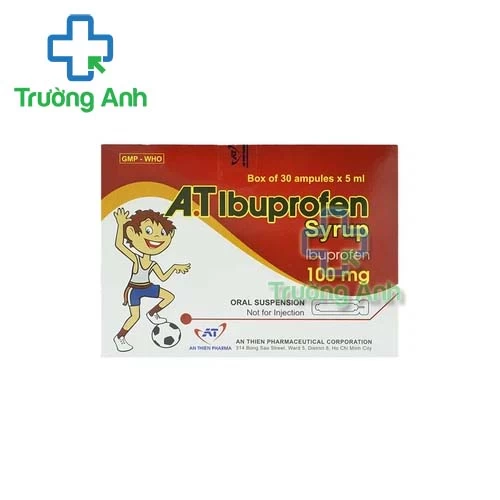 A.T Ibuprofen Syrup - Thuốc giảm đau, kháng viêm cho trẻ