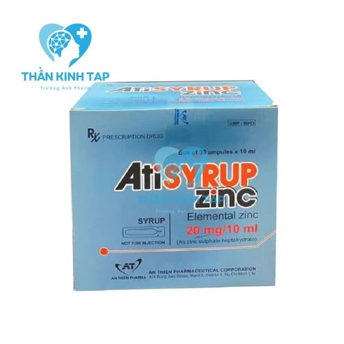 Atisyrup Zinc - Kẽm 10mg/5ml  An Thiên