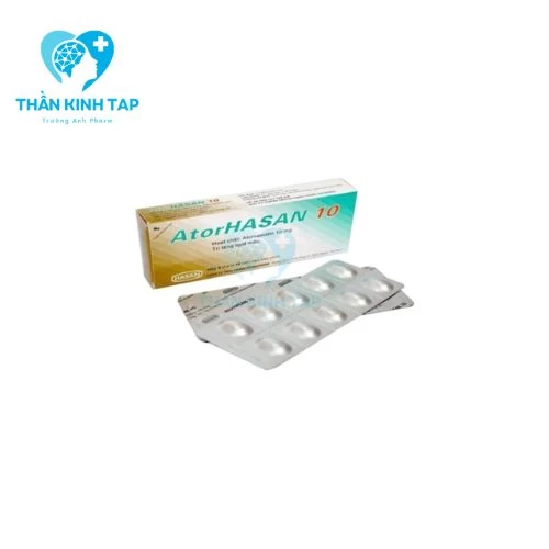 Atorhasan 10 - Thuốc điều trị tăng cholesterol huyết