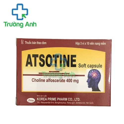 Atsotine Soft Capsule 400mg - Thuốc điều trị các chứng đột quỵ cấp