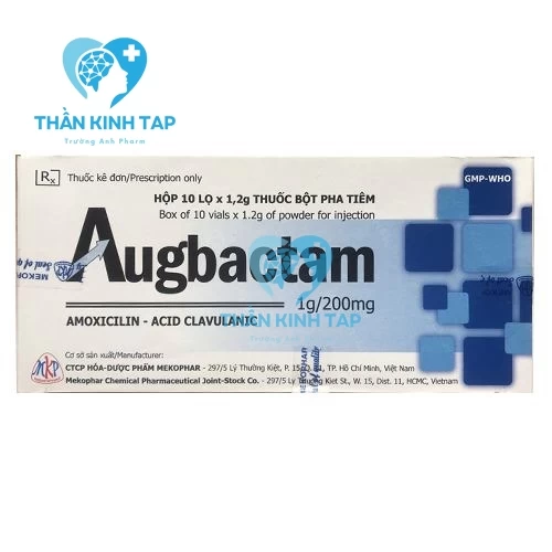 Augbactam 1g/200mg - Thuốc điều trị nhiễm khuẩn đường hô hấp