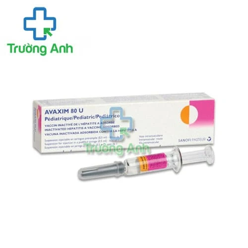 Avaxim 80U Pediatric -  Vắc xin phòng viêm gan A