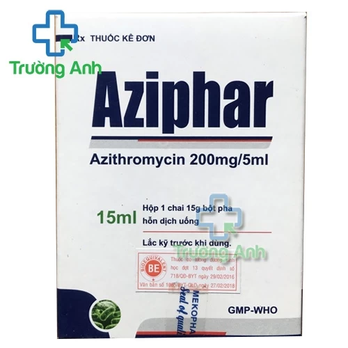 Aziphar 200mg/5ml - Thuốc điều trị nhiễm trùng, nhiễm khuẩn