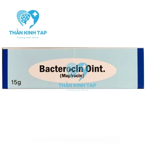 Bacterocin Oint 15g- Kem bôi chốc lở, viêm nang lông và mụn mủ