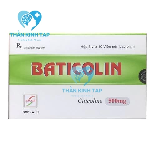 Baticolin - Thuốc điều trị chấn thương mạch máu não