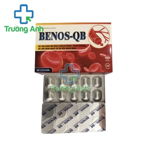 Benos-QB Ai-len Pharma - Hỗ trợ giảm mỡ máu, phòng ngừa xơ vữa động mạch