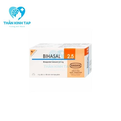 Bihasal 2.5 - Thuốc điều trị tăng huyết áp và suy tim