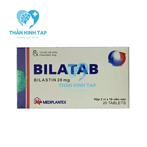 Bilatab 20mg - Bilastin 20mg Mediplantex