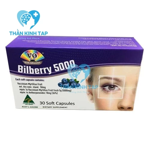 Vita Organic Bilberry 5000 - Omega 3 Đắc Hà