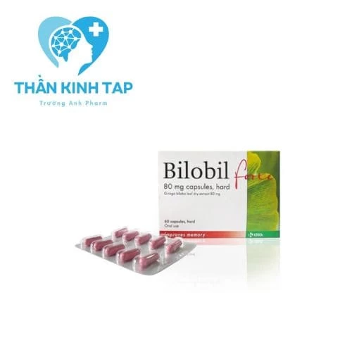 Bilobil Forte 80mg - Thuốc hỗ trợ điều trị rối loạn thần kinh