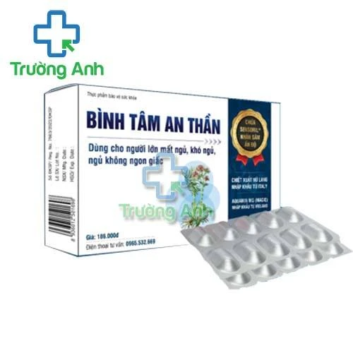 Bình Tâm An Thần - Hỗ trợ dễ ngủ, ngủ ngon giấc