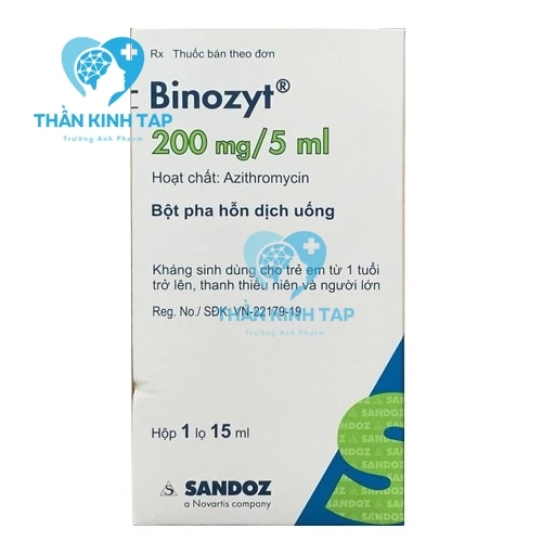 Binozyt 200mg/5ml - Thuốc điều trị nhiễm khuẩn hiệu quả