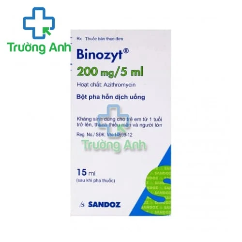 Binozyt 200mg/5ml - Thuốc điều trị nhiễm khuẩn hiệu quả