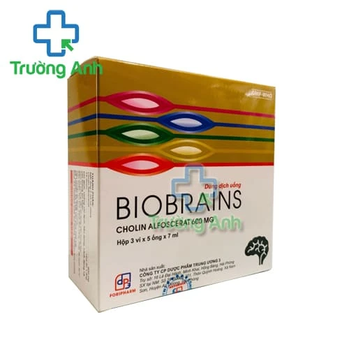 Biobrains 600mg Foripharm - Thuốc điều trị đột quỵ, chấn thương sọ não, sa sút trí tuệ