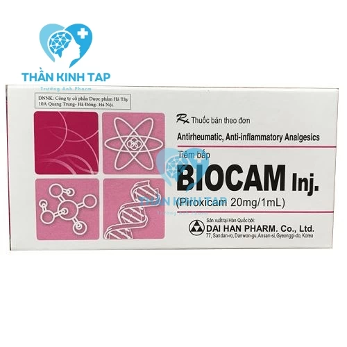 Biocam Inj - Piroxicam 20mg/ml Daihan Pharm