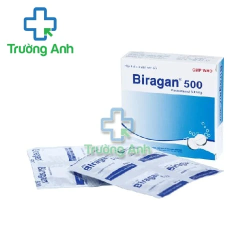 Biragan 500 - Thuốc hạ sốt, giảm đau của Bidiphar