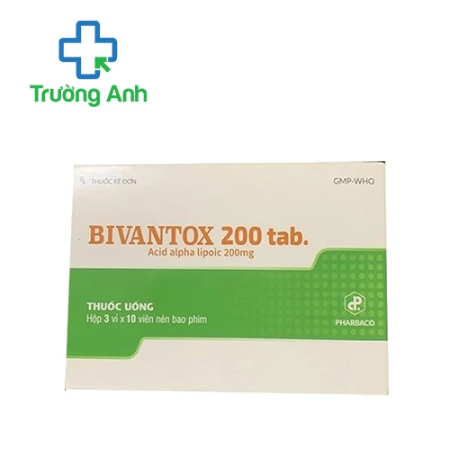 Bivantox 200 tab - Thuốc điều trị đau dây thần kinh hiệu quả