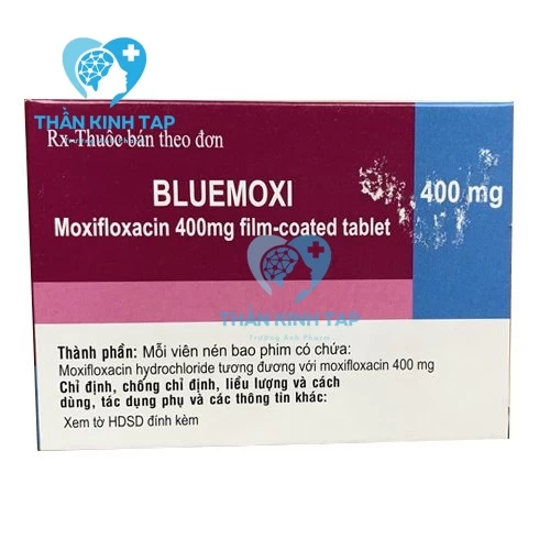 Bluemoxi - Moxifloxacin 400mg Bluepharma