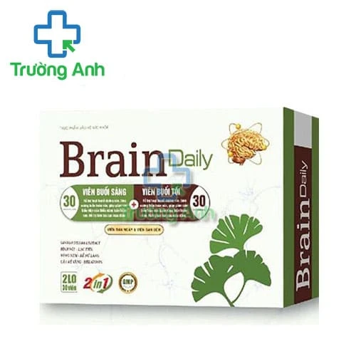 Brain Daily - Hỗ trợ hoạt huyết, tuần hoàn não, làm tan cục máu đông 