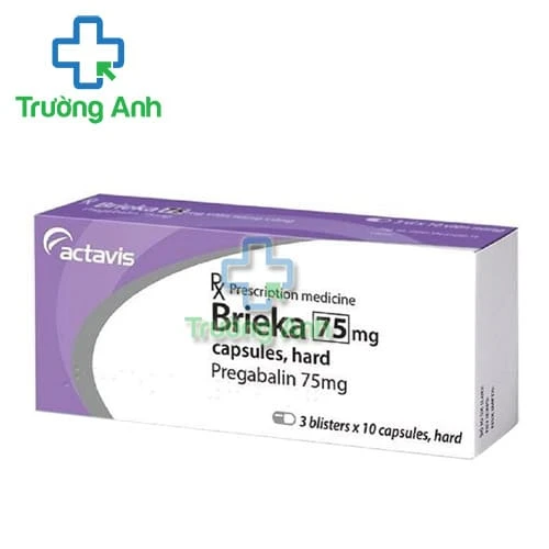 Brieka 75mg - Thuốc điều trị rối loạn lo âu, đau thần kinh