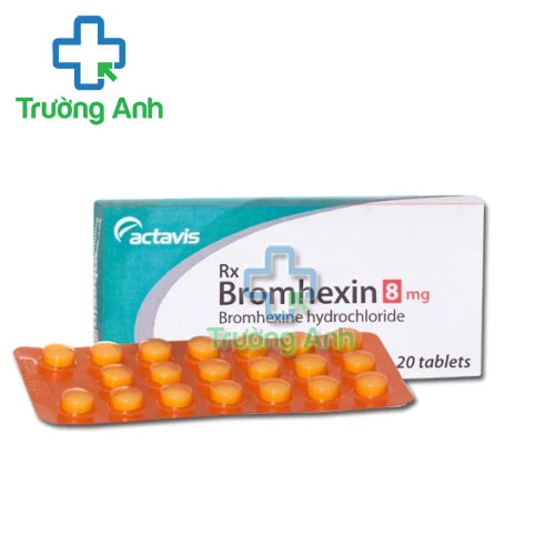 Bromhexin Actavis 8mg-Thuốc điều trị viêm phế quản, phổi tắc nghẽn mãn