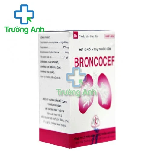 Broncocef - Thuốc điều trị nhiễm khuẩn đường hô hấp