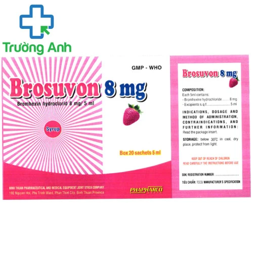 Brosuvon 8mg - Thuốc điều trị nhiễm khuẩn đường hô hấp