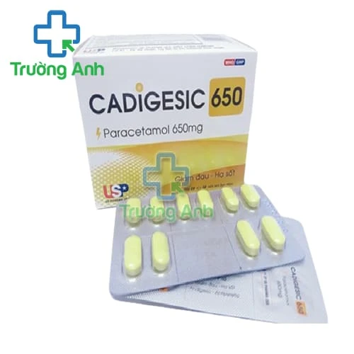 Cadigesic 650mg - Thuốc giảm sốt, giảm đau nhức