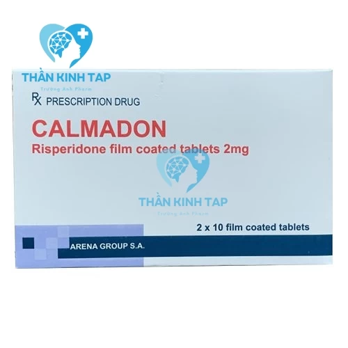 Calmadon 2mg - Thuốc điều trị tâm thần phân liệt cấp và mãn tính