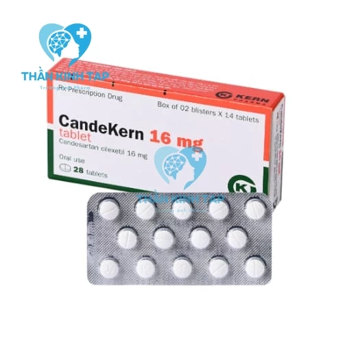 Candekern 16mg Tablet - Thuốc điều trị tăng huyết áp, suy tim