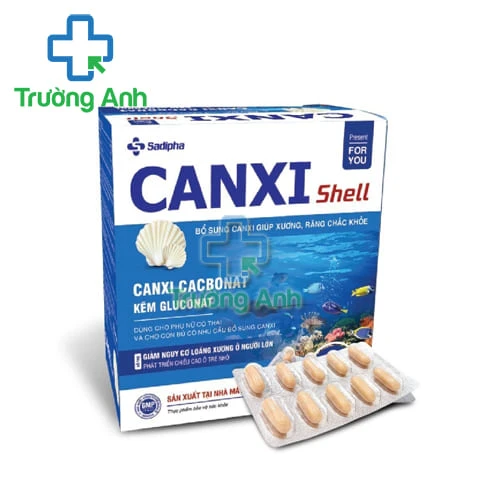 Canxi shell Sadipha - Giúp bổ sung canxi, phòng ngừa loãng xương