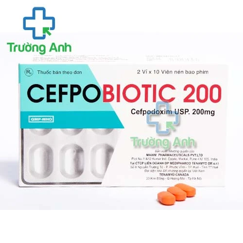 Cefpobiotic 200 - Thuốc điều trị nhiễm khuẩn hô hấp