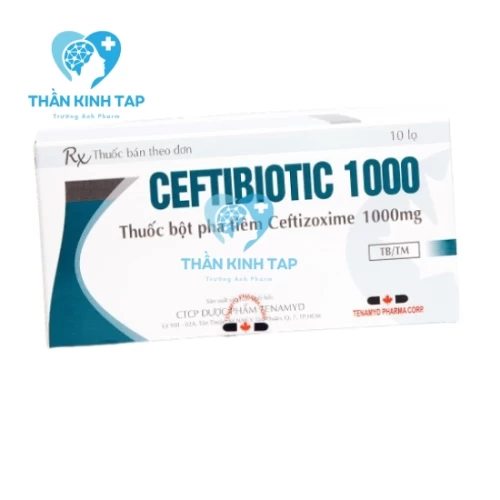 Ceftibiotic 1000 - Điều trị các bệnh lý nhiễm khuẩn hiệu quả