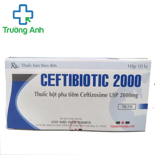 Ceftibiotic 2000 - Thuốc điều trị các bệnh lý nhiễm trùng