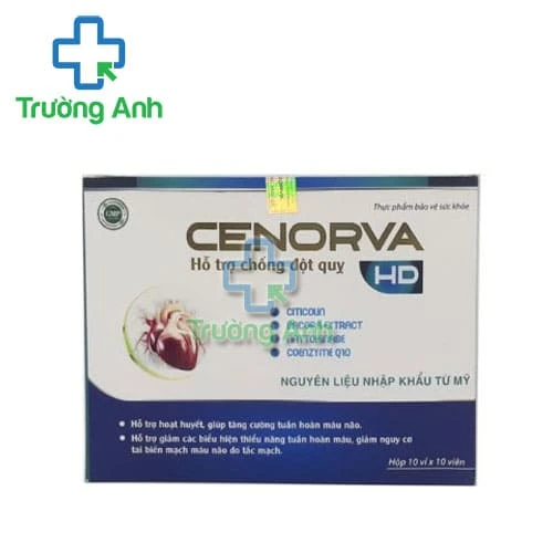 Cenorva HD Mediusa.,JSC - Hỗ trợ hoạt huyết, tăng cường tuầng hoàn máu não