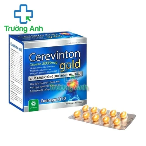 Cerevinton Gold Santex - Giúp tăng cường lưu thông tuần hoàn não