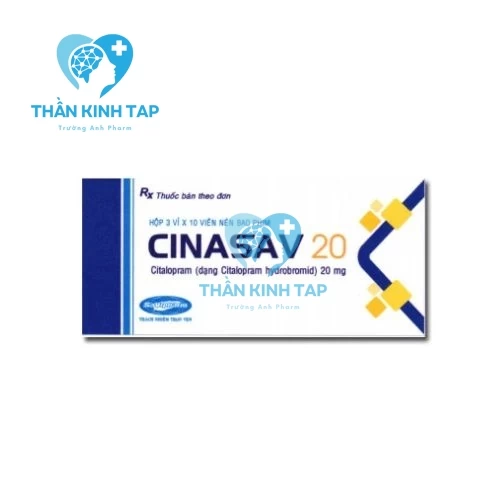 Cinasav 20mg SaViPharm - Thuốc điều trị trầm cảm