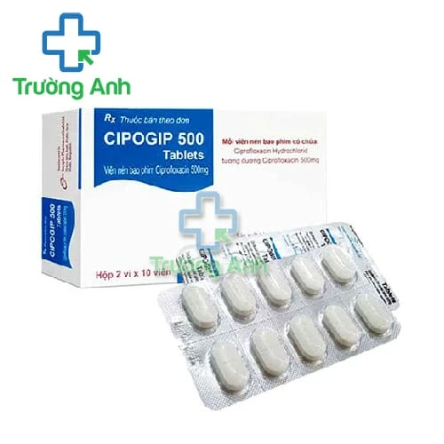 Cipogip 500 - Thuốc điều trị nhiễm khuẩn nặng