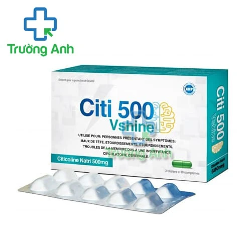 Citi 500 Vshine Dolexphar - Hỗ trợ tăng cường tuần hoàn máu não