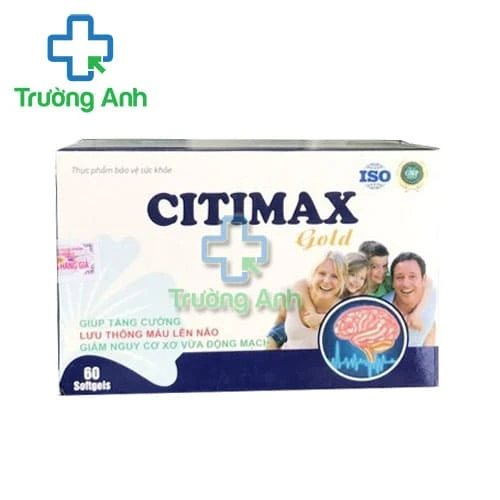 Citimax Gold - Hỗ trợ tăng cường tuần hoàn máu não