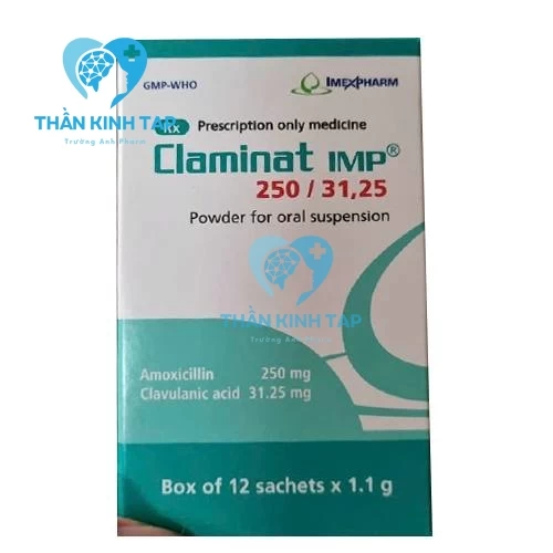 Claminat IMP 250/31,25 - Thuốc điều trị nhiễm khuẩn