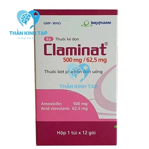 Claminat 500mg/62.5mg Imexpharm