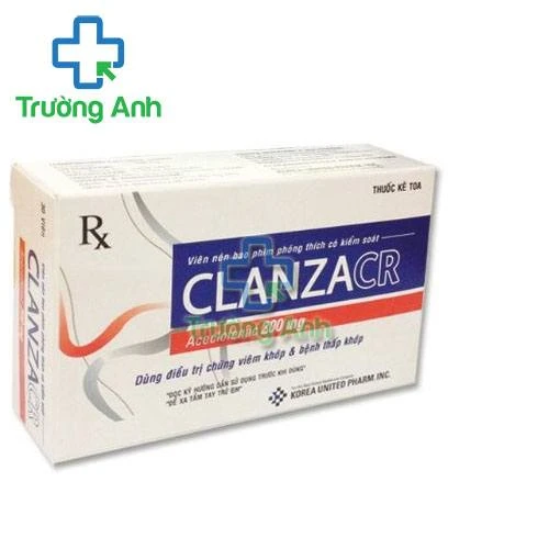 Clanzacr - Thuốc giảm đau kháng viêm hiệu quả